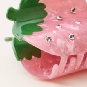 Pink Strawberry Claw Hair Clip - kate spade new york x Target™